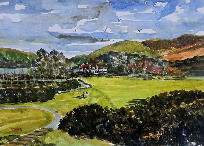Killarney golf club watercolour