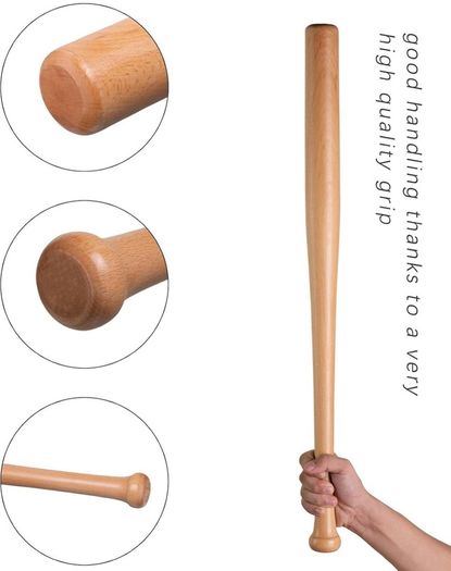 34 32 30 28 inch Available Wooden Baseball Bat Adult Kids Baseball Bar Stick Anti-Slip Long Lightweight for Training and Practise