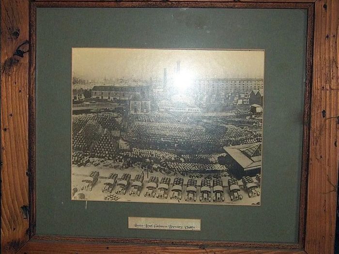 Vintage Framed Guinness Brewery Print Lower Level