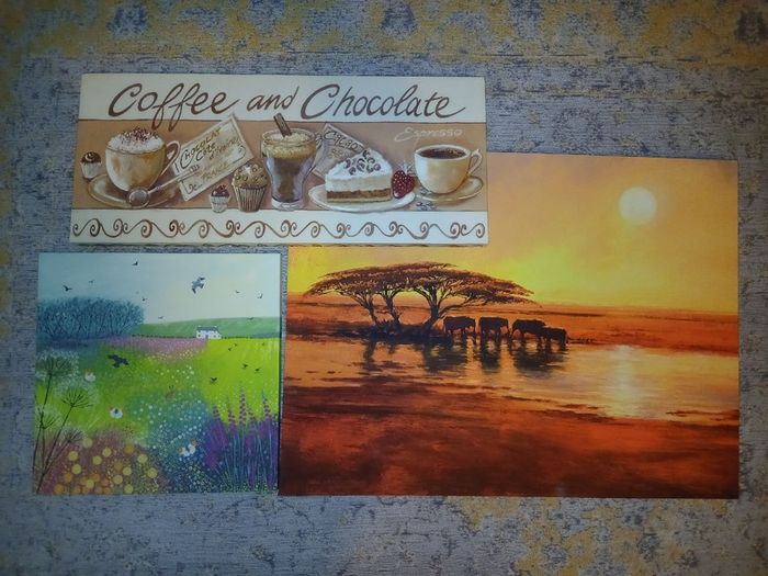 3 Wall Art Canvases