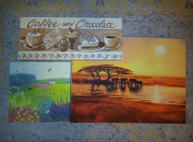 3 Wall Art Canvases