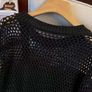 Brand new Black crochet jumper size UK 16/18 EU 44/46 Postage included Image 4