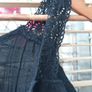 Black Cheesecloth Top Image 3