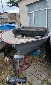 11ft fibre glass Boat, and Trailer