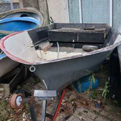 11ft fibre glass Boat, and Trailer