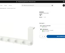 3 Ikea Enudden Over-door Hangers