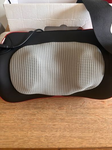 Shiatsu massage pillow neck/back massager