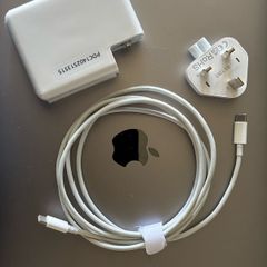 Apple compatible 140 watt USB-C power adapter new plug and cable