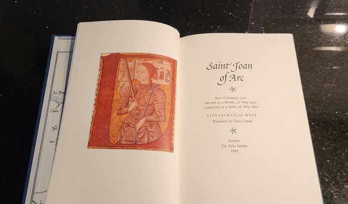 Folio Society: St Joan of Arc biography by Vita Sackville West