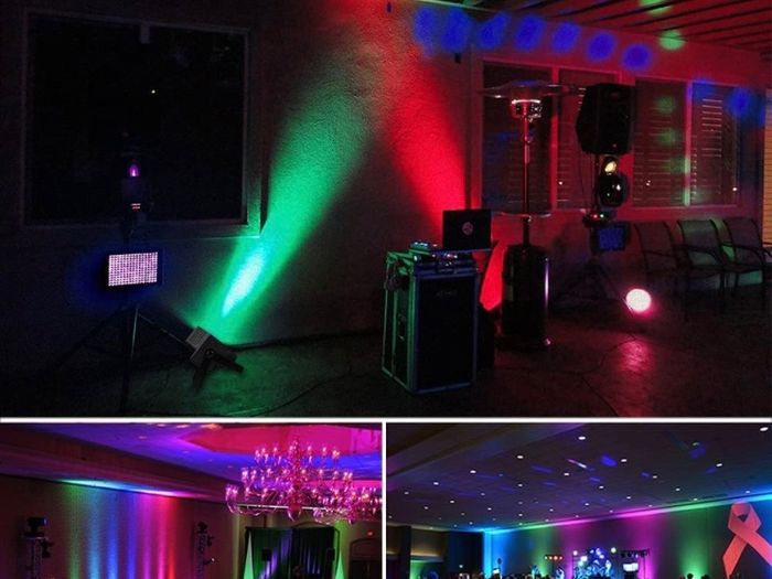 Par Light, RGB 36 LED Stage Lights Sound Activated DMX Control, 7 Modes Uplighting Lights with Remote Control Stage Lighting, DJ Par Party Lights for Club KTV Disco Party (FREE POSTAGE)