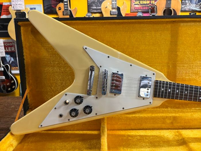 Greco FV-600 Flying V White 1978