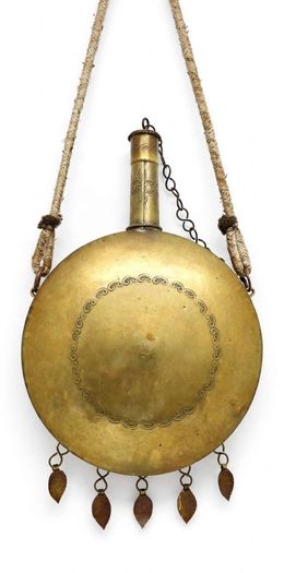 Antique powder flask
