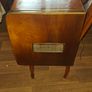 Large Antique Valve Radio and Record Player with Magic Eye, Beautiful Furniture, Collection Only. I got channels on the radio Image 6