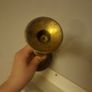 Antique Brass Candleholders Image 7