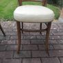 leather cream chair Image 4