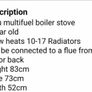 Boru Multi-fuel Boiler Stove Image 7