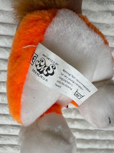 PMS Orange Cat Plush Soft Used Vintage Please look at the pictures