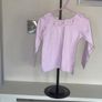 babyBaby Girls Pink & White Floral Dungarees & Long-Sleeved Top from Dunnes Stores Image 7