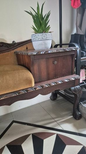 antique phone table