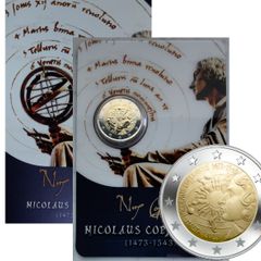 Malta 2 Euro Base Metals Brilliant Uncirculated Coin 2023 - Copernicus