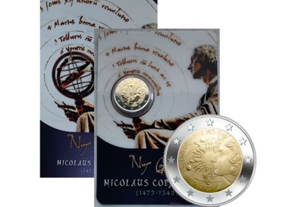 Malta 2 Euro Base Metals Brilliant Uncirculated Coin 2023 - Copernicus