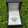 Vintage 9ct Yellow Gold Cluster Ring Image 2