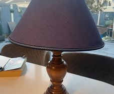 Wooden Lamp with shade