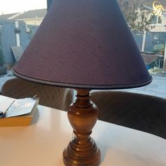 Wooden Lamp with shade