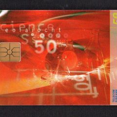 1996 Ireland 50 unit Irish Culture Science (Gemplus) Call Card used. Telecom Eireann Card Number 1143