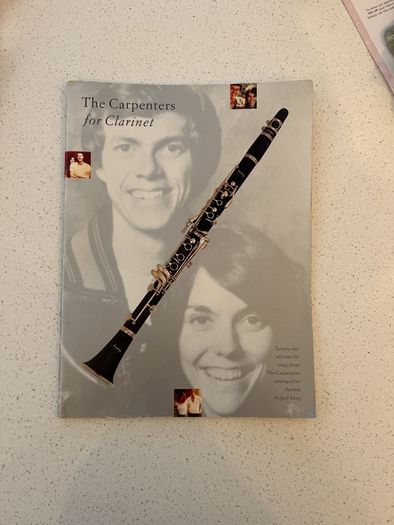 The Carpenters For Clarinet Sheet Music Book