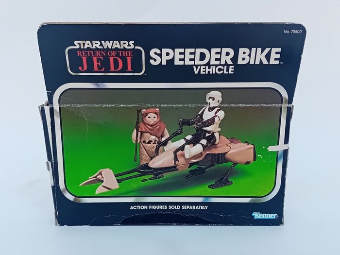 Vintage Stsr Wars Speeder Bike & Box