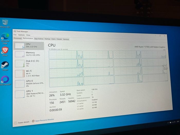 ACER Aspire 7 A715-42G gaming laptop