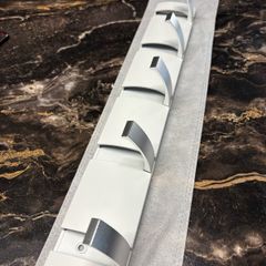 5 Hooks Folding Wall Hanger, Modern Hanging Hooks For Wall, Aluminium White Towel Holder, Bathroom Door Clothe Hanger, Wall Mounted Coat Rack, Bathroom Accessories