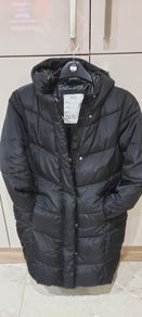 Girls M&S coat black age 10/11