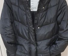 Girls M&S coat black age 10/11