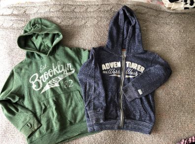 Boys hoodies size 7-9