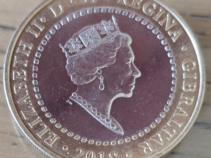 Gibraltar 2018 Commemorates 2 Pound New Calpe House, Norfolk Square