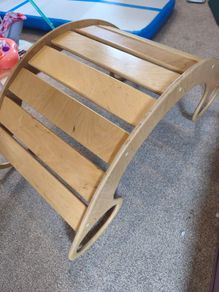 Montessori Wooden Kids Rocker by Uka-Chaka