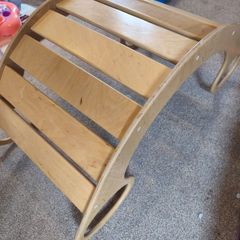 Montessori Wooden Kids Rocker by Uka-Chaka
