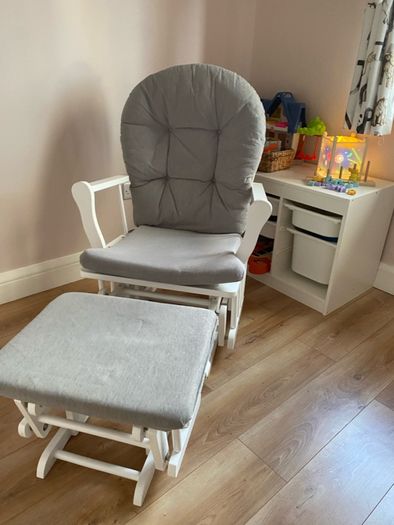 Babylo Brompton Glider Chair & Footstool - Collection only Ballincollig