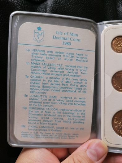 1980 Isle Of Man Coin Set