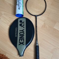 YONEX All Carbon Graphite Badminton Racket & Shuttlecock Tube Set