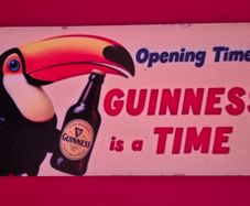 Vintage Style wooden sign,  Guinness time !
