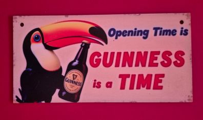 Vintage Style wooden sign,  Guinness time !