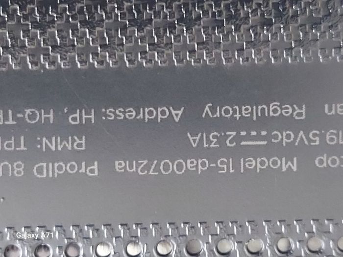 HP Laptop Model 15-da0072na, Intel Celeron N4000 CPU, 1.1GHz, 4GB Ram, 250GB HDD, Windows 10 Home, Microsoft Edge, Chrome