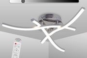 NEW SALE | Ceiling Light Dimmable Elegant Curved Design LED Ceiling Lamp 3 Built-in LED Boards 18W 1440lm Modern Metal Ceiling Lighting Fixture for Living Rooms Bedrooms