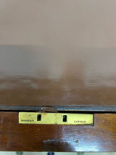 Antique Georgian Mahogany Writing Table or Ladies Desk.