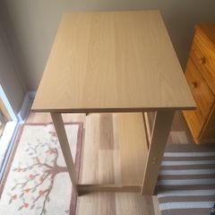 light oak coloured computer desk