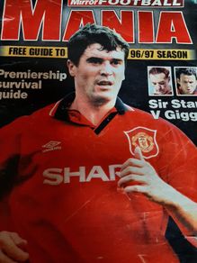 man United  Roy Keane season 96/97 magazine