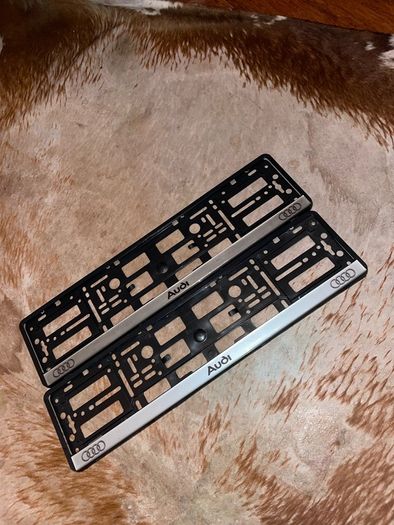 Audi Gel Number Plate Holders